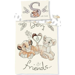 Housse de lit Best Friends Le Roi Lion 100 x 135 cm