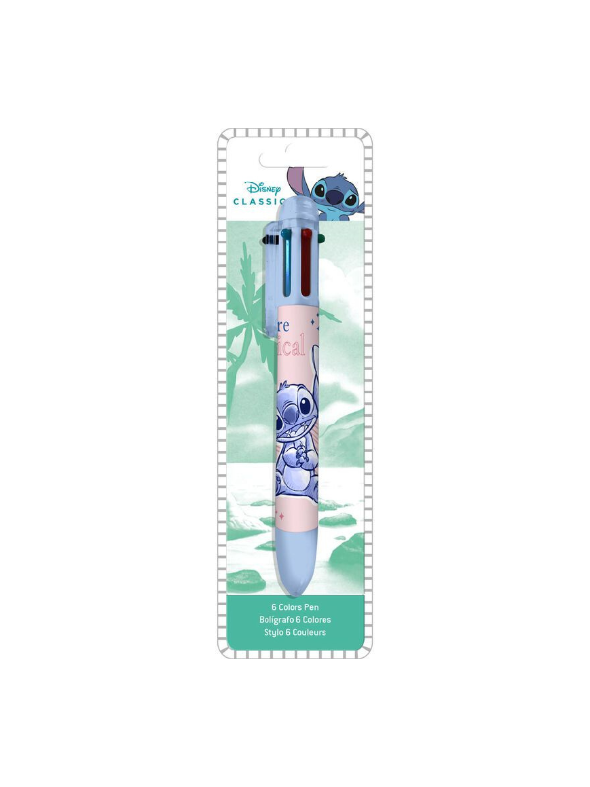 Stylo Stitch 6 Couleurs Lilo & Stitch