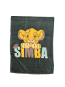 Plaid Simba Vert Le Roi Lion 100 x 75 cm