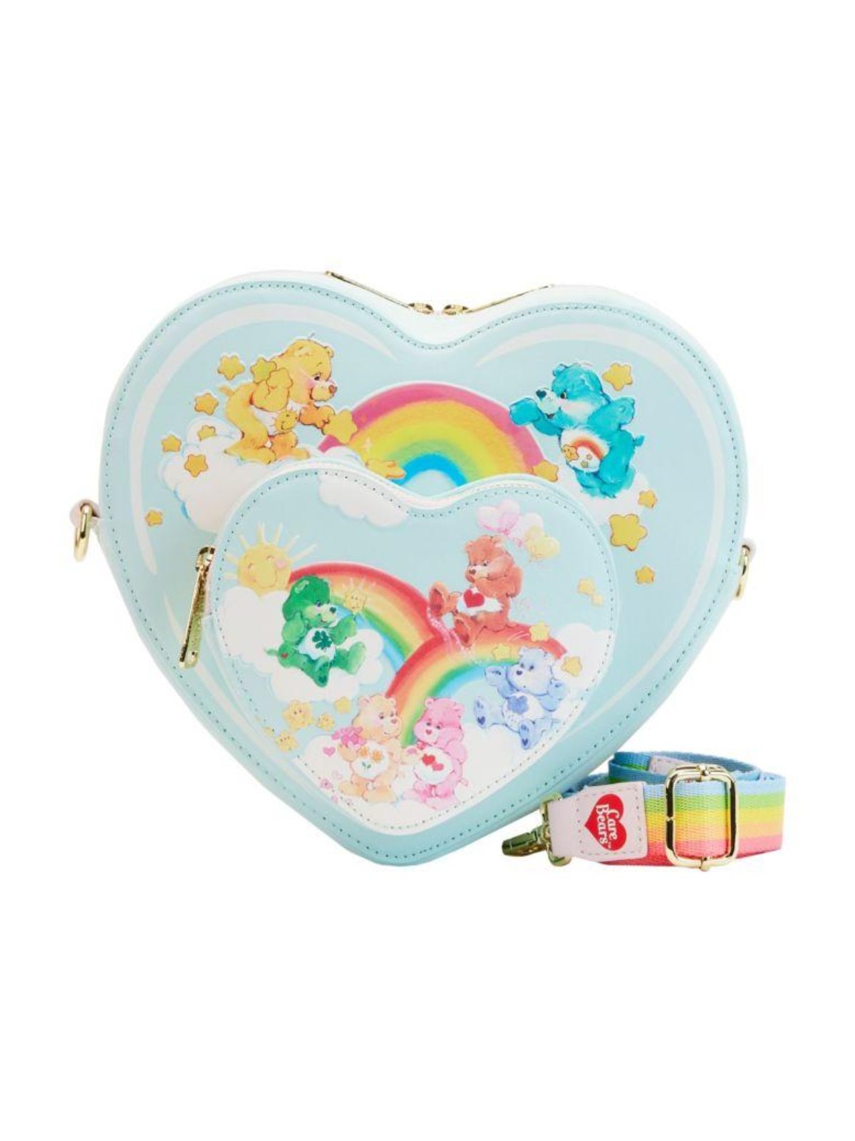 Sac en bandoulière Cloud party les bisounours LOUNGEFLY