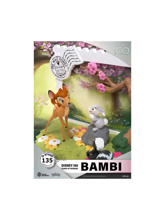 Figurine Bambi D-Stage 100eme Anniv Disney