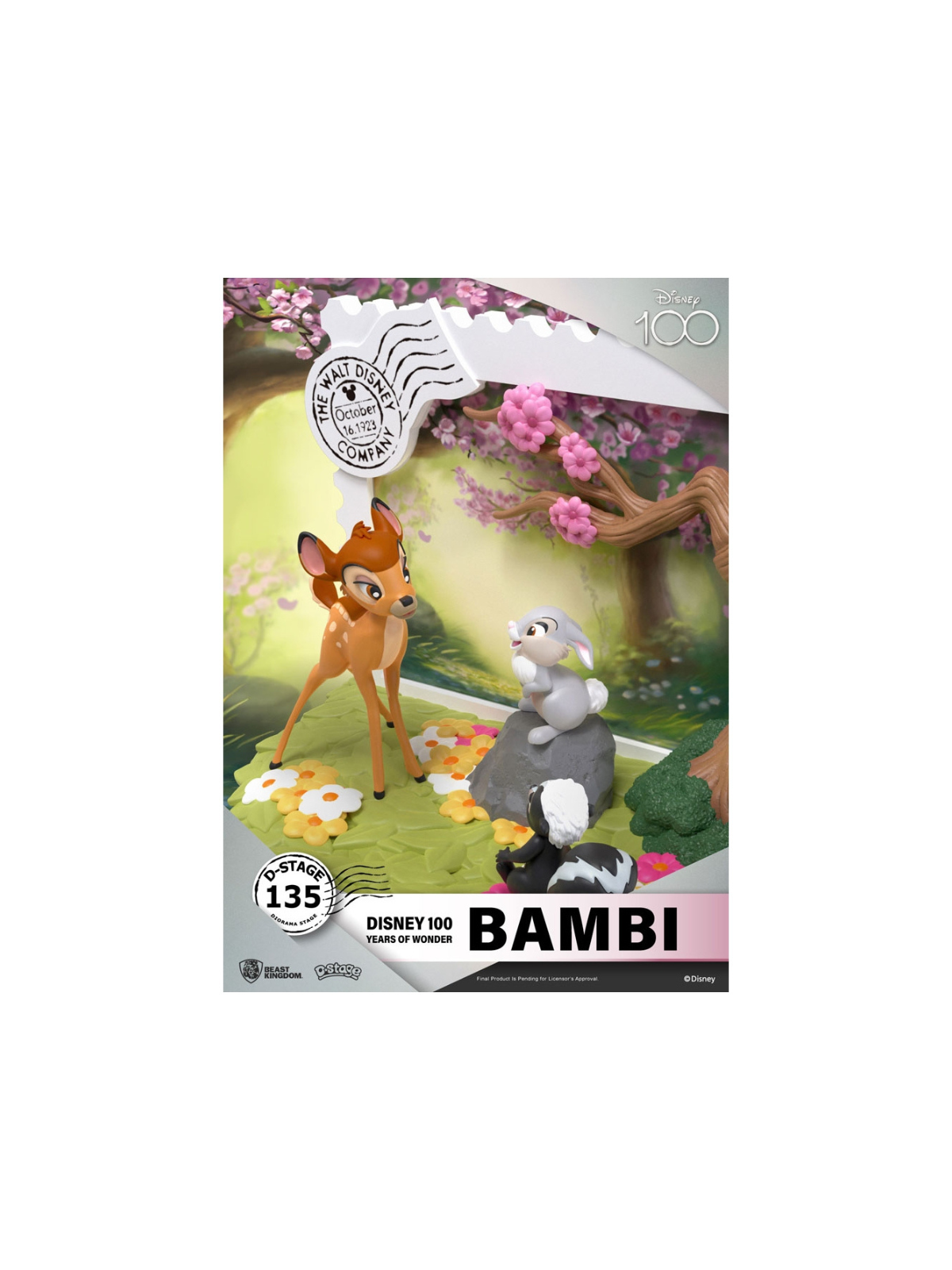 Figurine Bambi D-Stage 100eme Anniv Disney