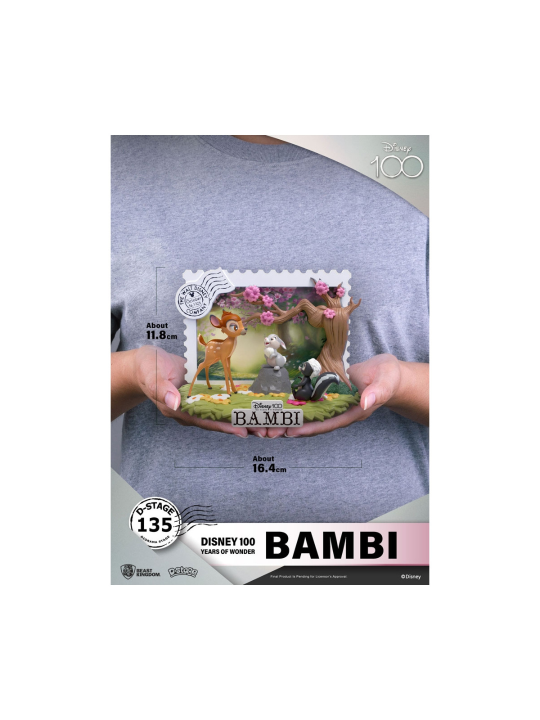 Figurine Bambi D-Stage 100eme Anniv Disney