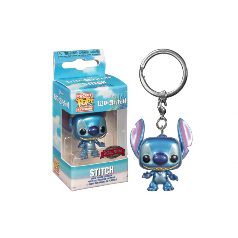 Porte clé Stitch Métallic Edition Spécial Lilo & Stitch POP!