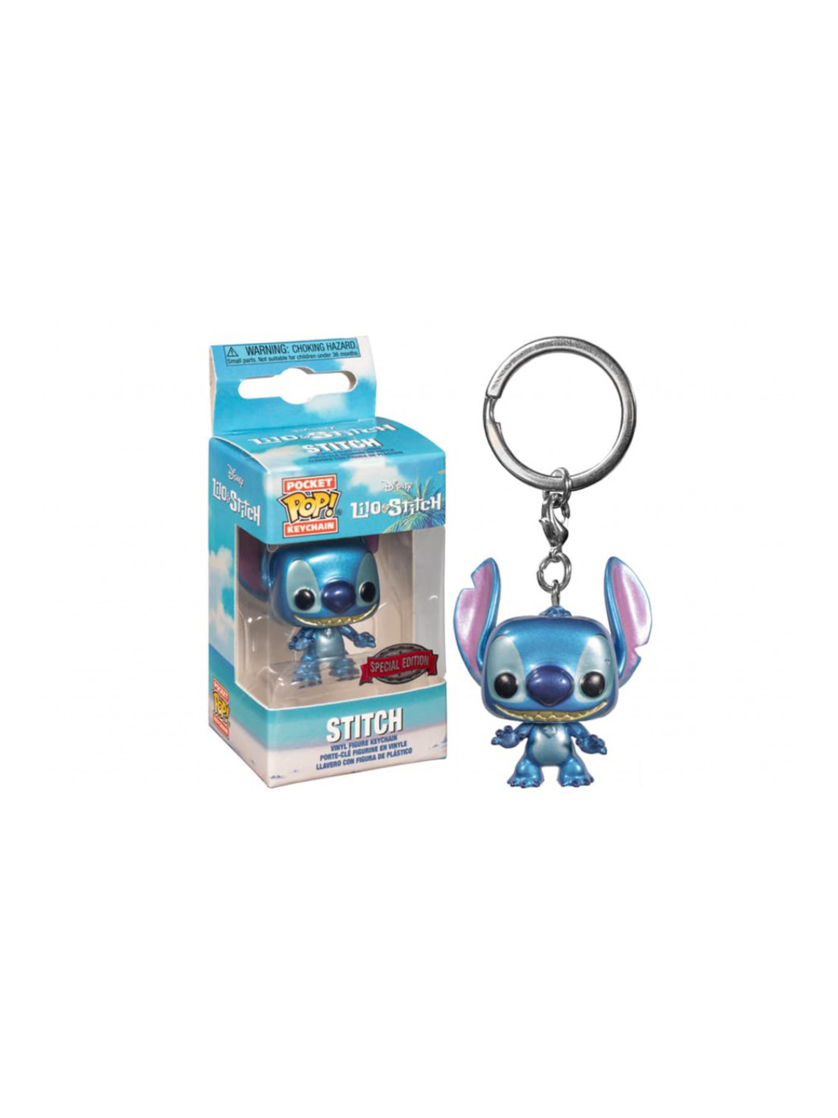Porte clé Stitch Métallic Edition Spécial Lilo & Stitch POP!