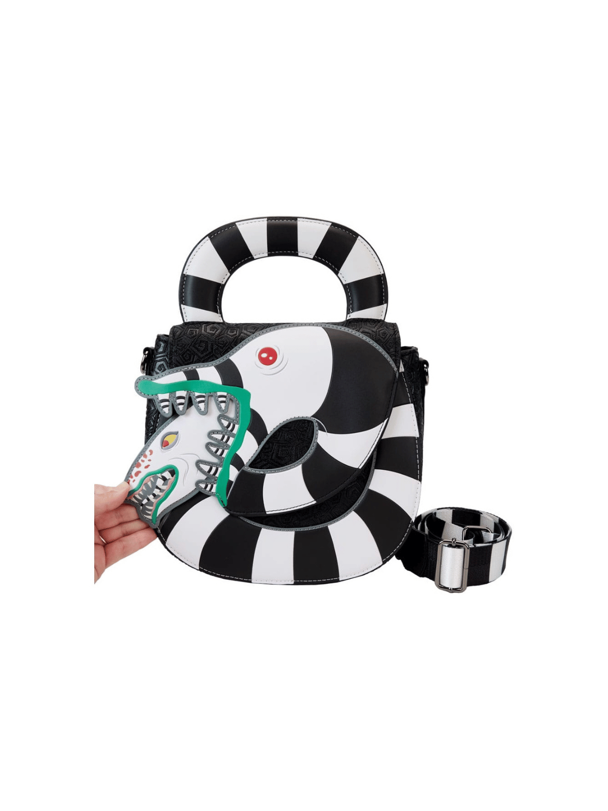 Sac bandoulière Ver de sable BEETLEJUICE Loungefly