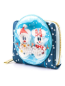 Porte-monnaie Snowman Snowglobe Minnie & Mickey LOUNGEFLY