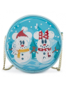 Sac bandoulière Snowman Snowglobe Mickey & Minnie LOUNGEFLY