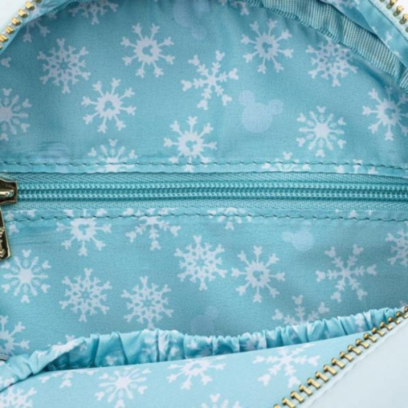 Sac bandoulière Snowman Snowglobe Mickey & Minnie LOUNGEFLY