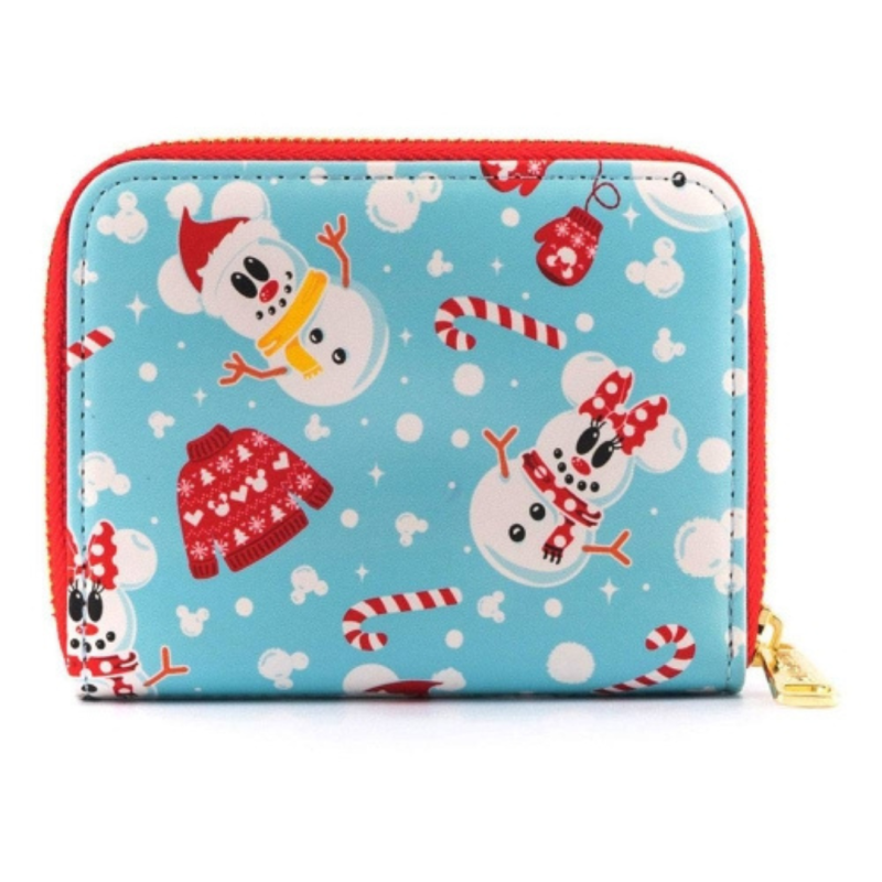 Porte monnaie Snowman Minnie & Mickey LOUNGEFLY