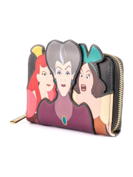 Porte-monnaie villains scene evil Stepmother and Stepsisters LOUNGEFLY