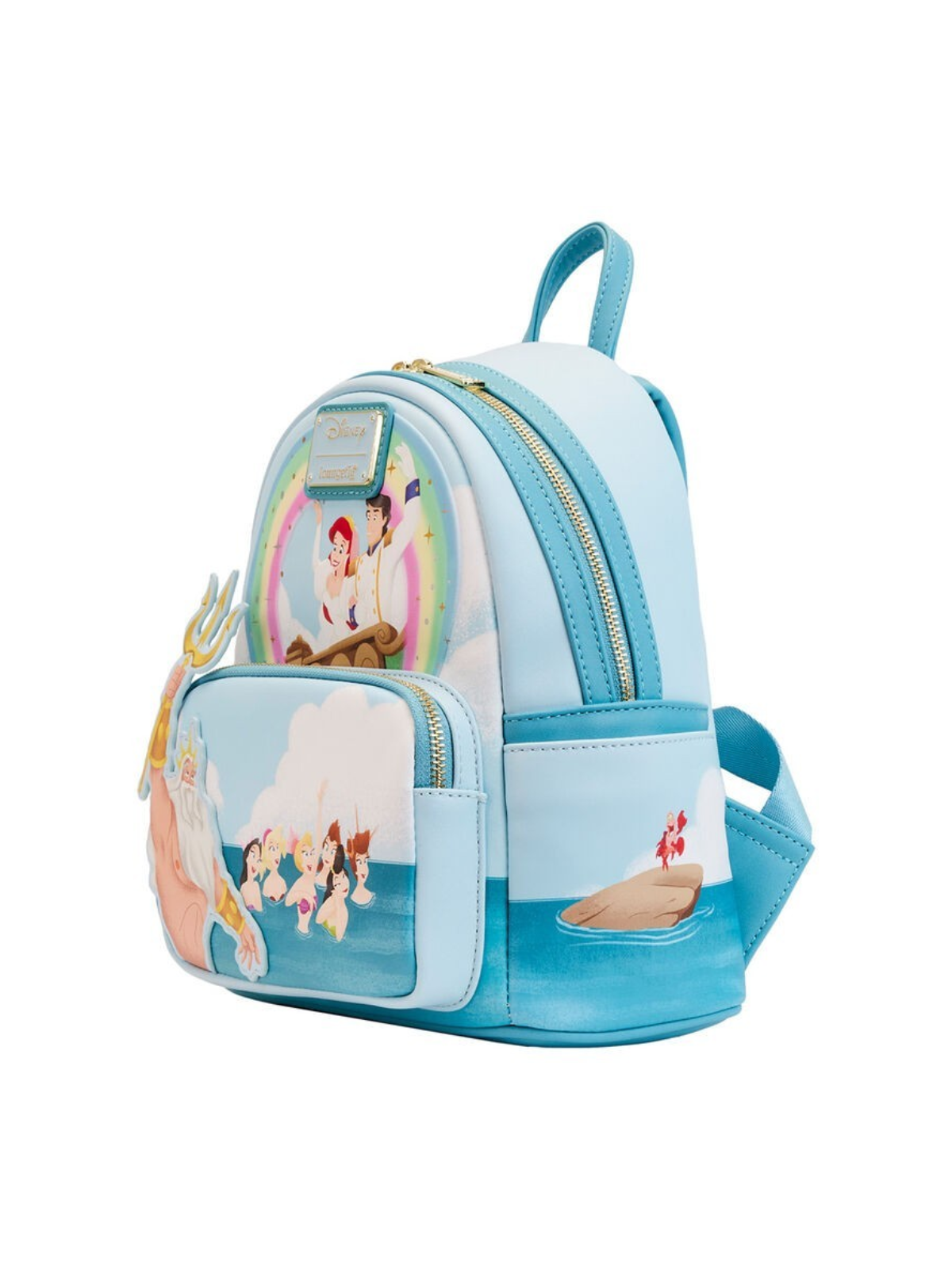 Sac à dos tritons la petite sirene disney LOUNGEFLY