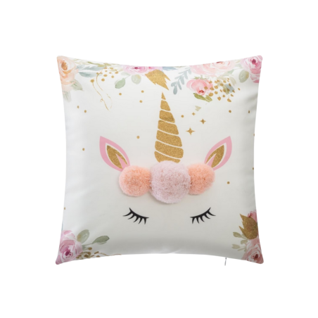 Coussin Licorne 39x39 cm Atmosphera