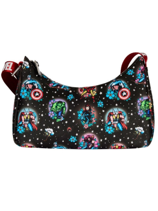 Sac bandoulière tattoo Avengers LOUNGEFLY