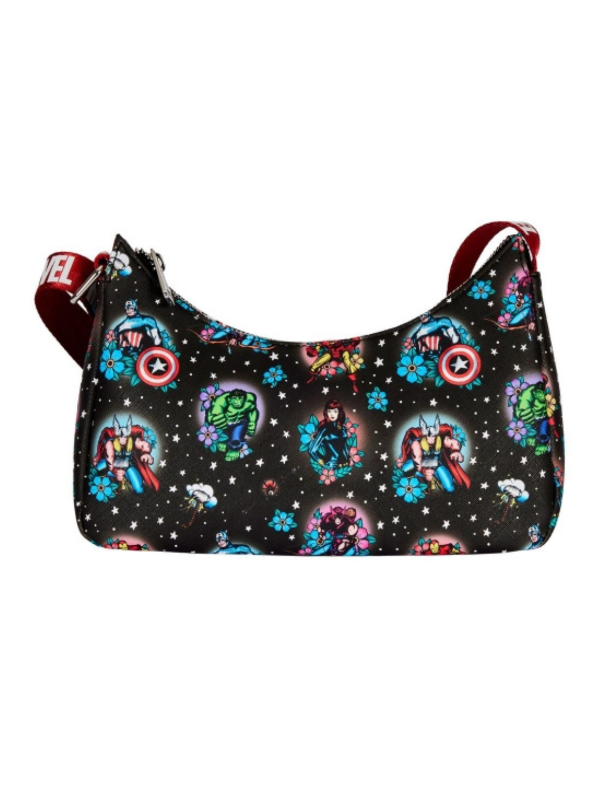 Sac bandoulière tattoo Avengers LOUNGEFLY