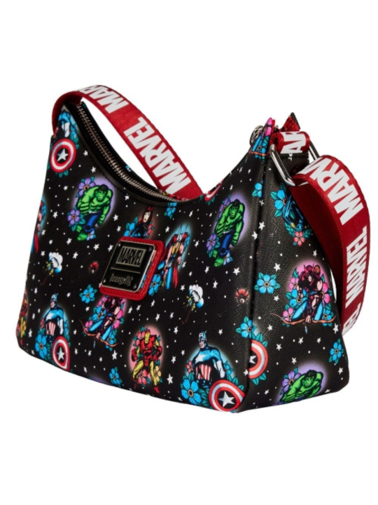 Sac bandoulière tattoo Avengers LOUNGEFLY