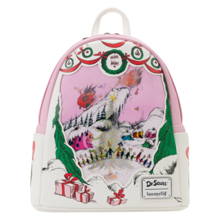 Sac à dos Grinch Dr seuss lenticular scene LOUNGEFLY