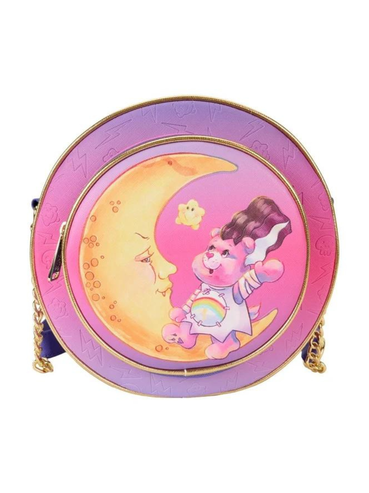 Sac bandoulière Carebears X Universal monsters Bisounours canteen LOUNGEFLY