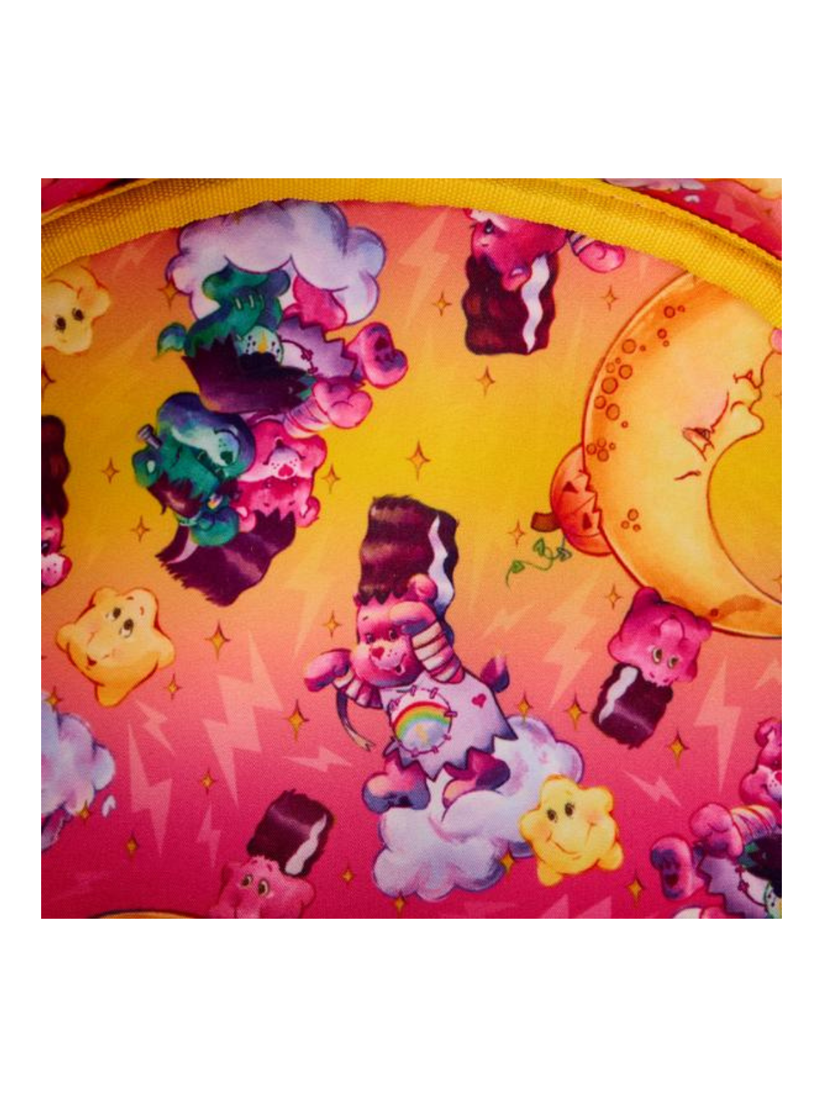 Sac bandoulière Carebears X Universal monsters Bisounours canteen LOUNGEFLY