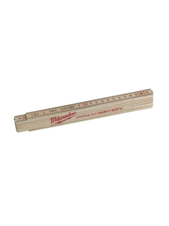 Mètre pliant en bois 2 m - MILWAUKEE 4932459303