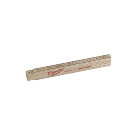 Mètre pliant en bois 2 m - MILWAUKEE 4932459303