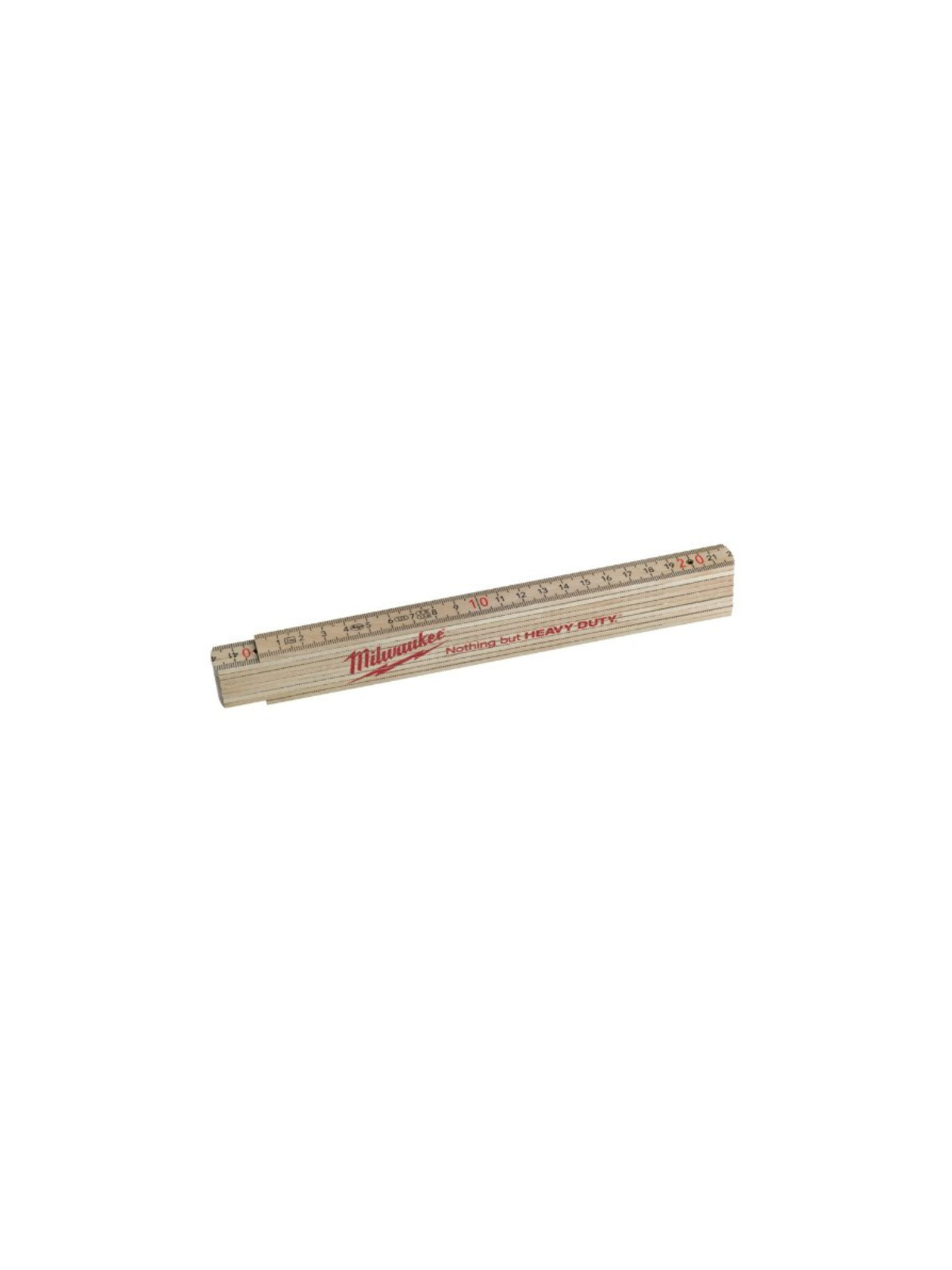 Mètre pliant en bois 2 m - MILWAUKEE 4932459303