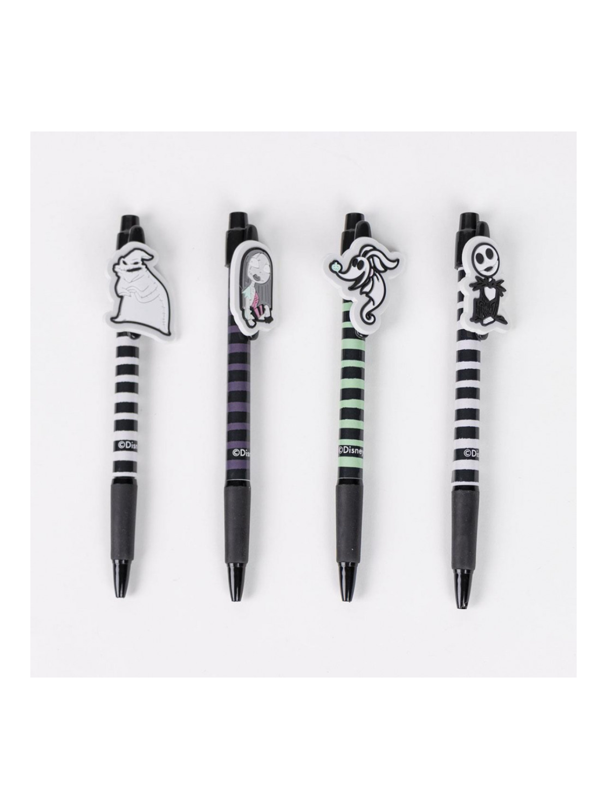 Lot de 4 Stylos Noir L'étrange Noël de Mr Jack