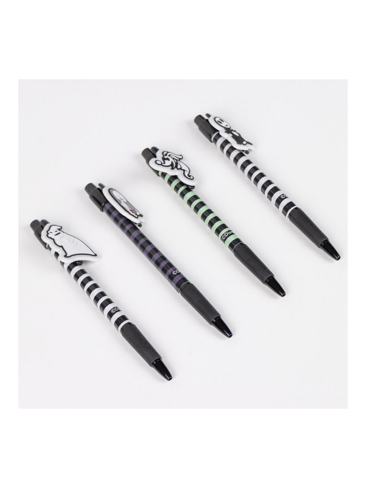 Lot de 4 Stylos Noir L'étrange Noël de Mr Jack