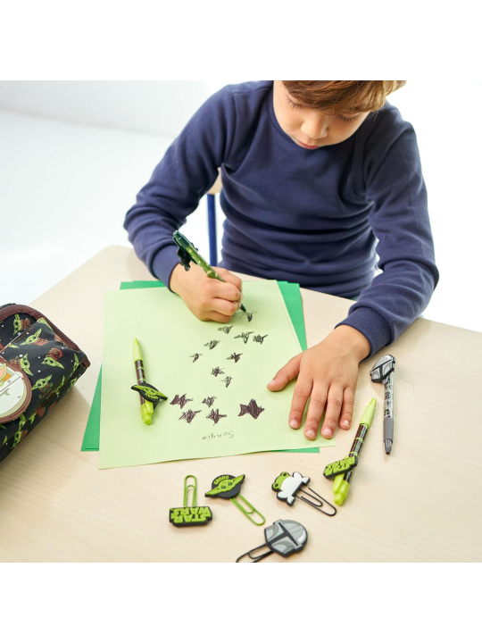 Lot de 4 Stylos Grogu The Mandalorian