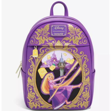 Sac à dos Purple and gold lantern Raiponce LOUNGEFLY