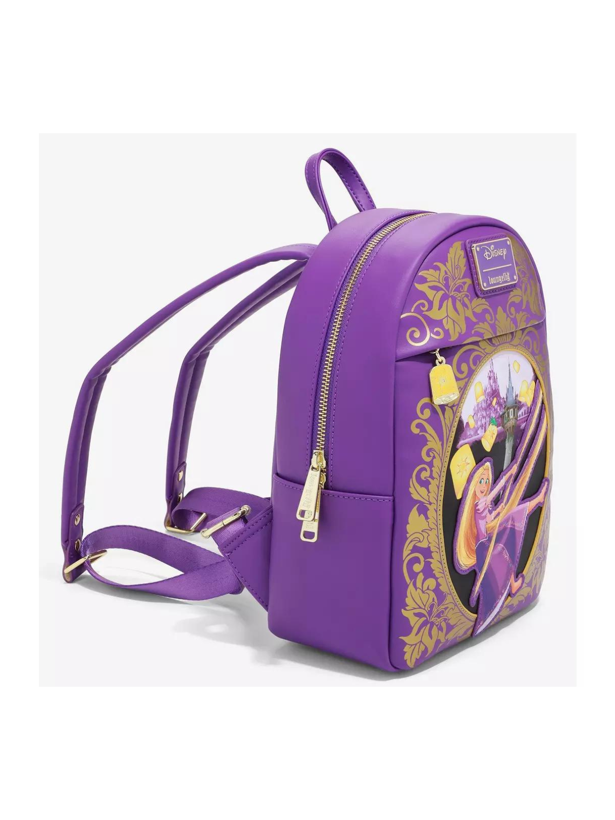 Sac à dos Purple and gold lantern Raiponce LOUNGEFLY