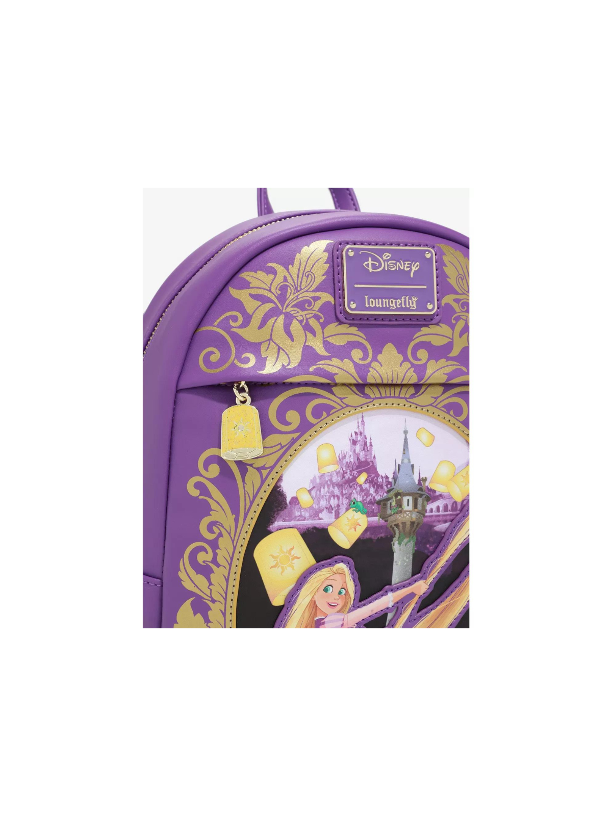 Sac à dos Purple and gold lantern Raiponce LOUNGEFLY