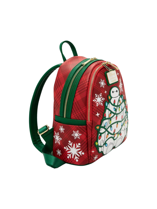 Sac à dos Baymax Holiday Plaid Light-Up Loungefly