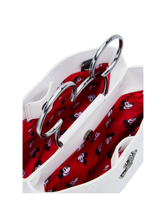 Sac à main Mickey Mouse avec poignée forme Mickey Loungefly