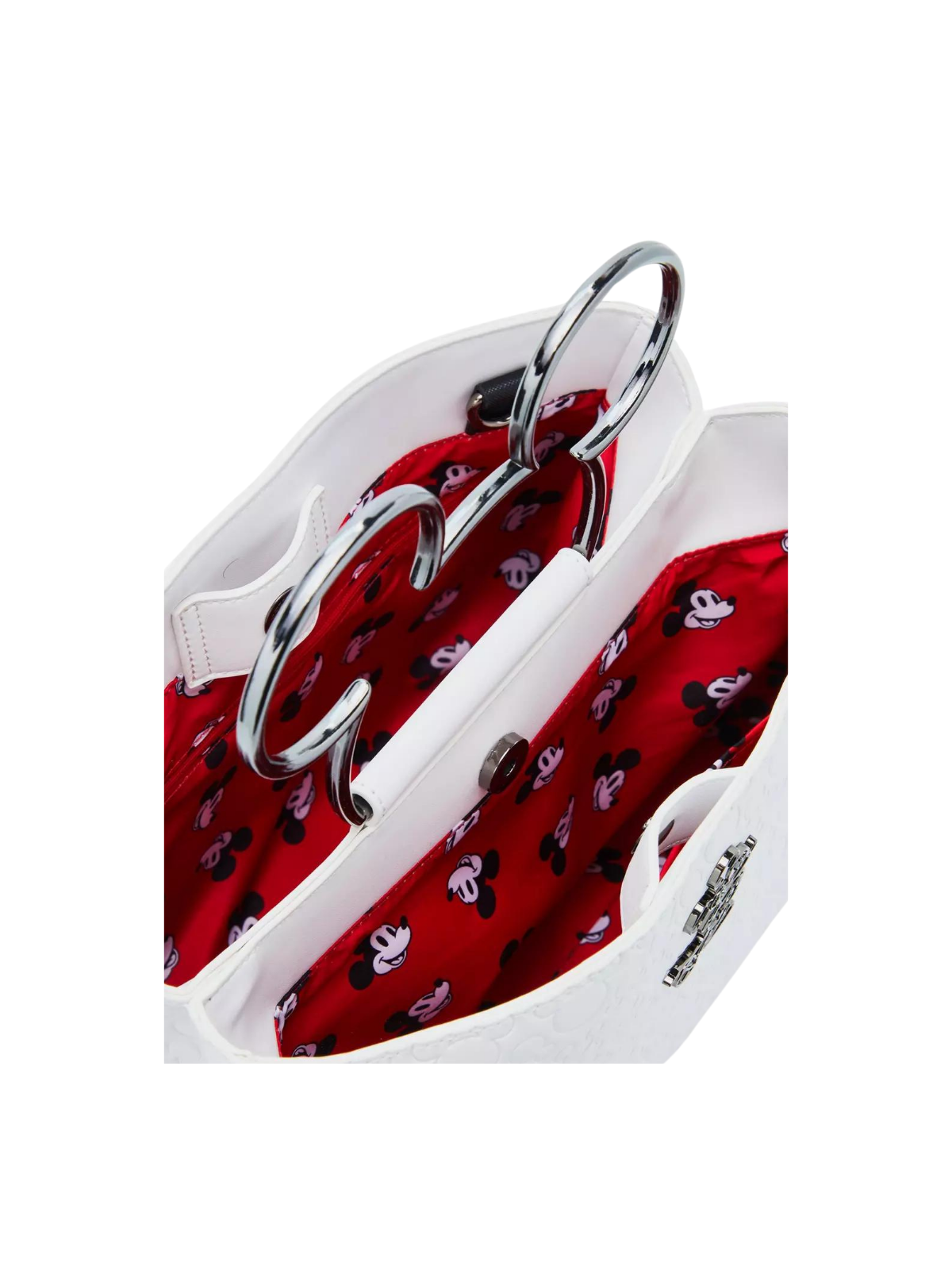 Sac à main Mickey Mouse avec poignée forme Mickey Loungefly