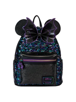 Sac à dos Minnie Mouse Spiderweb sequins LOUNGEFLY