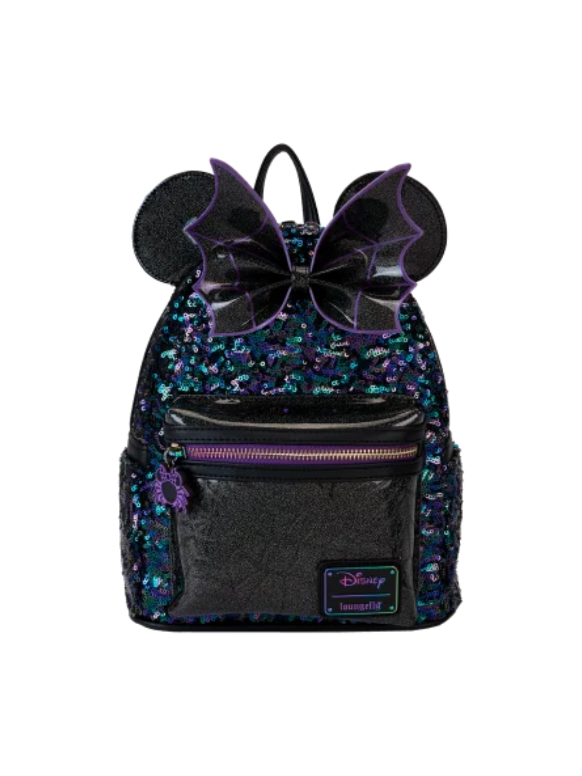 Sac à dos Minnie Mouse Spiderweb sequins LOUNGEFLY