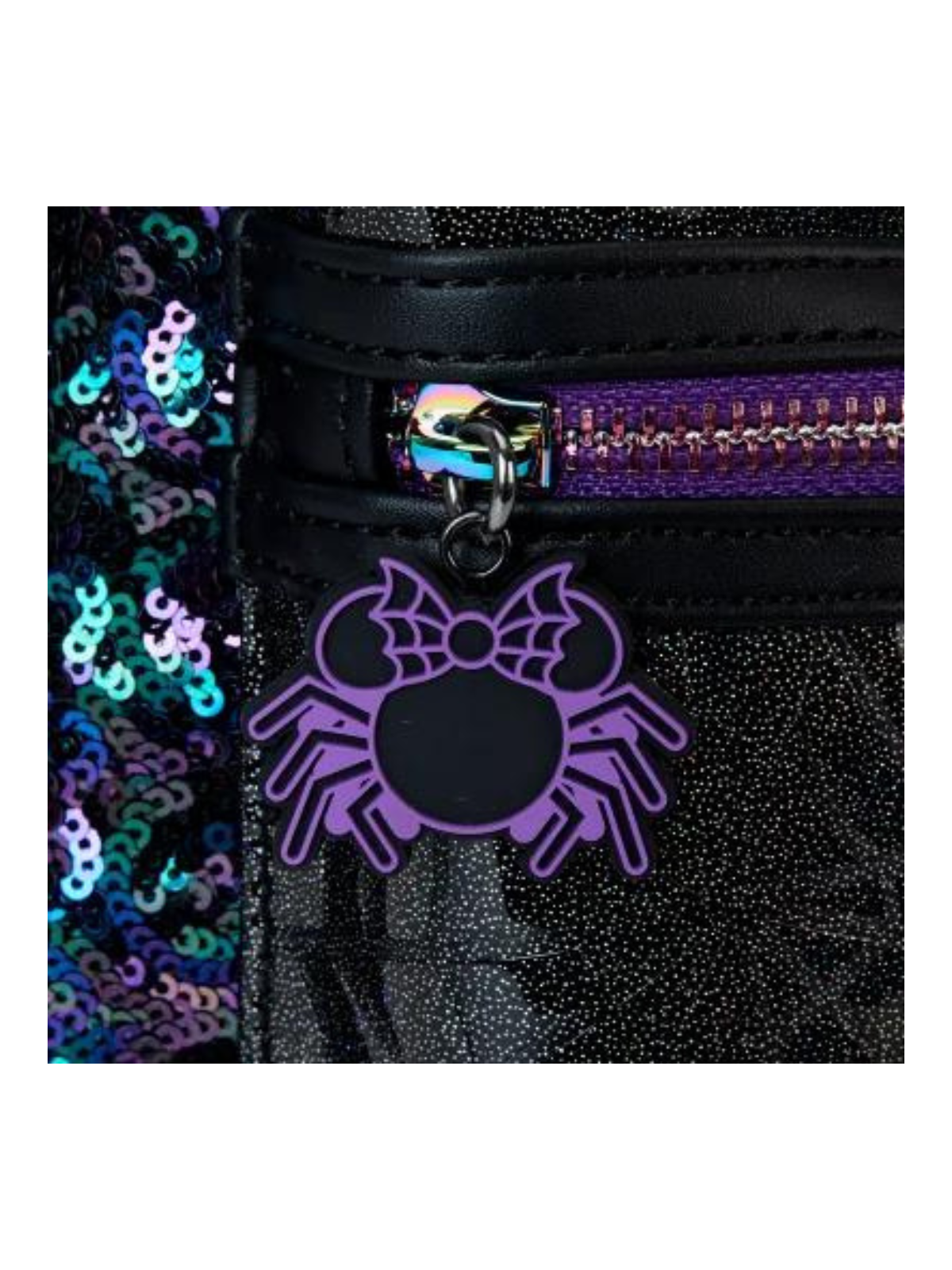 Sac à dos Minnie Mouse Spiderweb sequins LOUNGEFLY