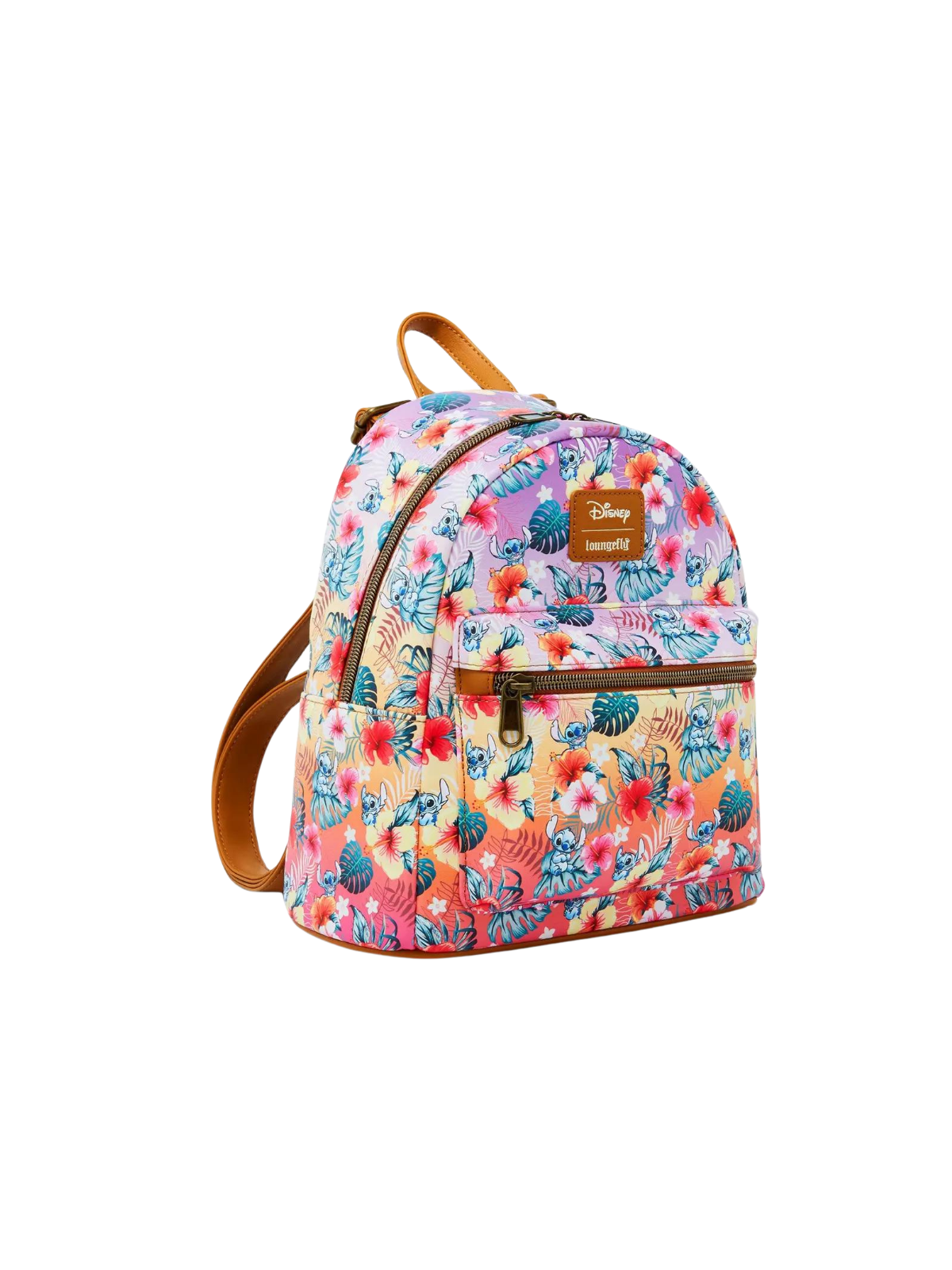 Sac à dos Tropical flowers Stitch LOUNGEFLY