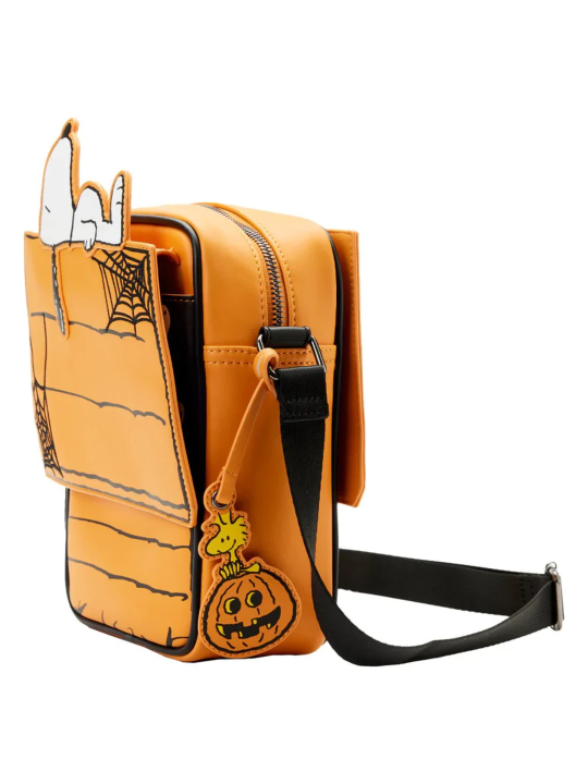 Sac à bandoulière Great pumpkin snoopy doghouse LOUNGEFLY