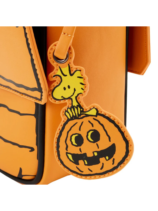 Sac à bandoulière Great pumpkin snoopy doghouse LOUNGEFLY
