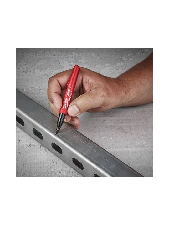 Marqueur pointe fine noir - MILWAUKEE 48223100